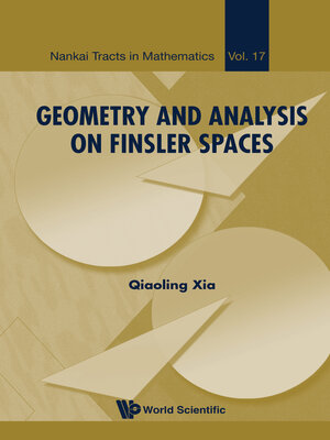 cover image of Geometry and Analysis On Finsler Spaces